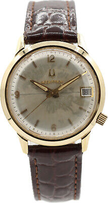 Vintage 34mm 1976 Bulova Accutron Men's Tuning Fork Wristwatch 2192 Swiss 10kRGP