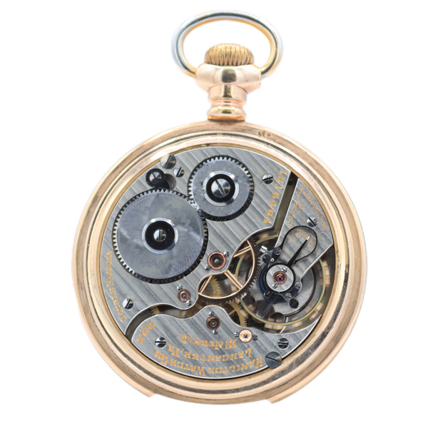 Antique 16s 1918 Hamilton Beaded 21 Jewel Mechanical Railroad Pocket Watch 992