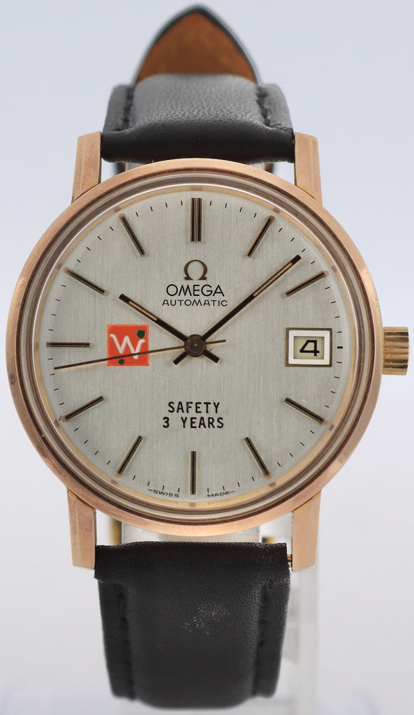 Vintage Omega 166.0202 Walker Logo Dial Men's Automatic Wristwatch 1010 Swiss