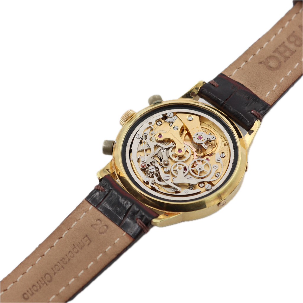 Vintage Wakmann 73.1308.21 Triple Date Men's Chronograph