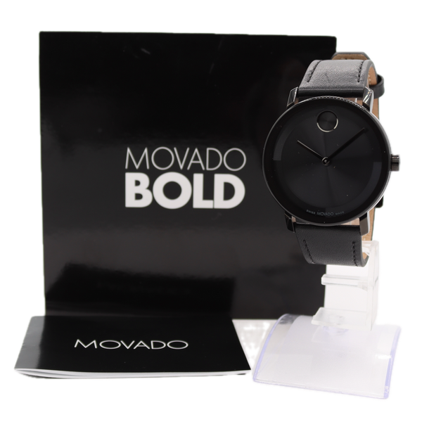 40mm Movado 3601123 Bold Evolution 2.0 Men's Quartz Wristwatch Steel With Box