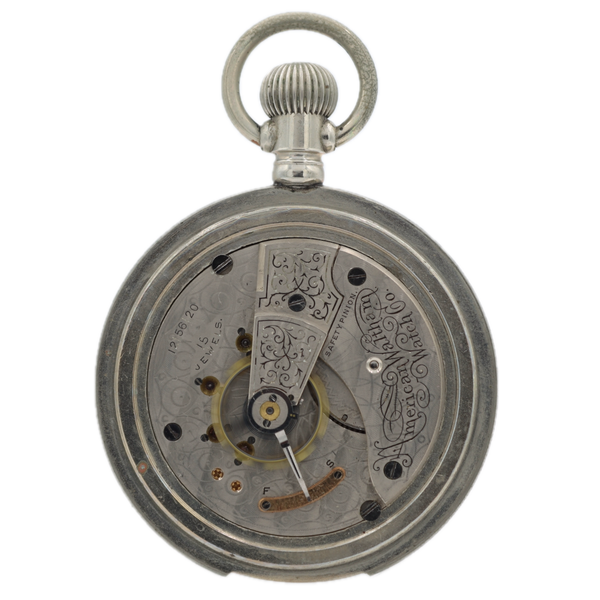 Antique 18s 1903 Waltham 15j Mechanical Hunter Pocket Watch 820 Silverode USA