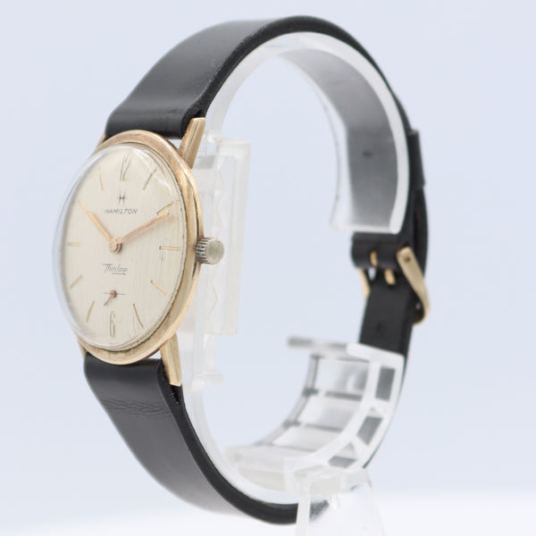 Vintage 31.5mm Hamilton Thinline 4004 Men's MechanicalWristwatch687 Swiss10k GF