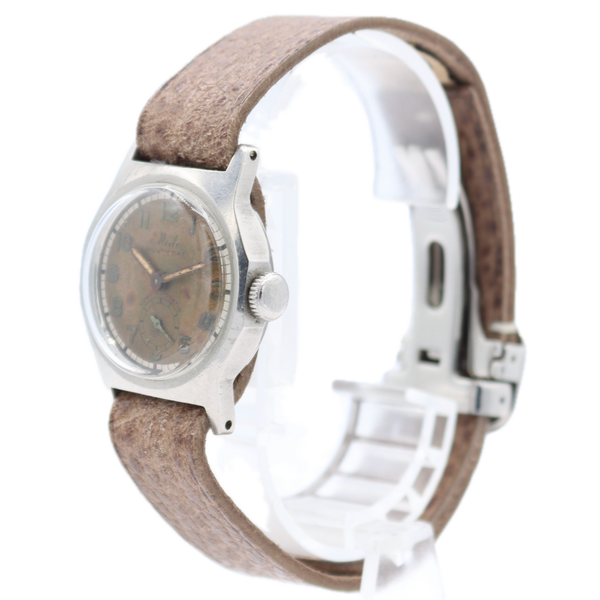 Vintage 28mm Mido 220 Multifort Men's Bumper Automatic Wristwatch 816 Steel