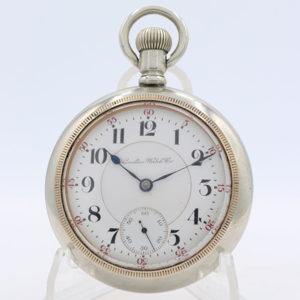 Antique 18s 1903 Hamilton Two Tone 21j Mechanical Pocket Watch 940 USA