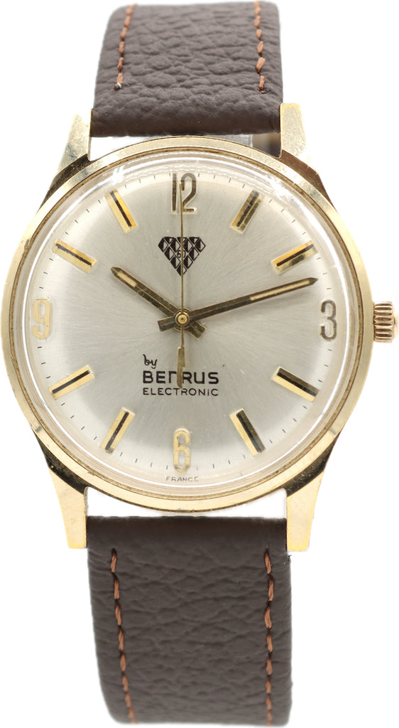 Vintage 34mm Benrus Model 60 Electronic Men's Electronic Wristwatch 11 R 13 D