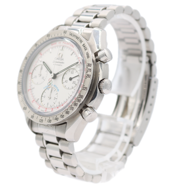 39mm 2006 Omega 3538.30 Speedmaster Men's Automatic Wristwatch Torino 2006 LE