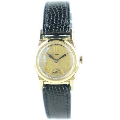 Vintage Illinois 17 Jewel Men's Mechanical Wristwatch Grade 607 10k RGP Runs