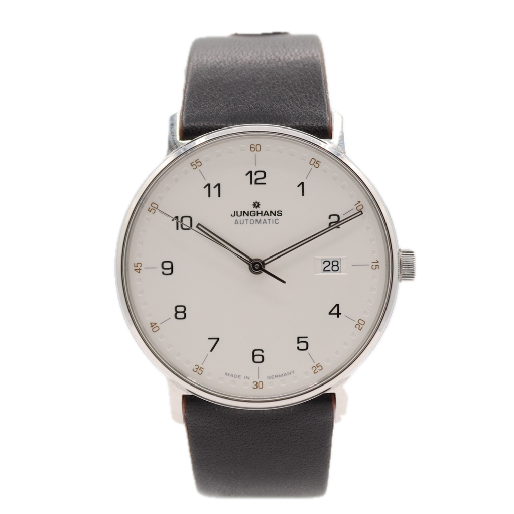 39mm Junghans 27/4731.00 Form A Men's Automatic Wristwatch Steel W/ Box & Docs