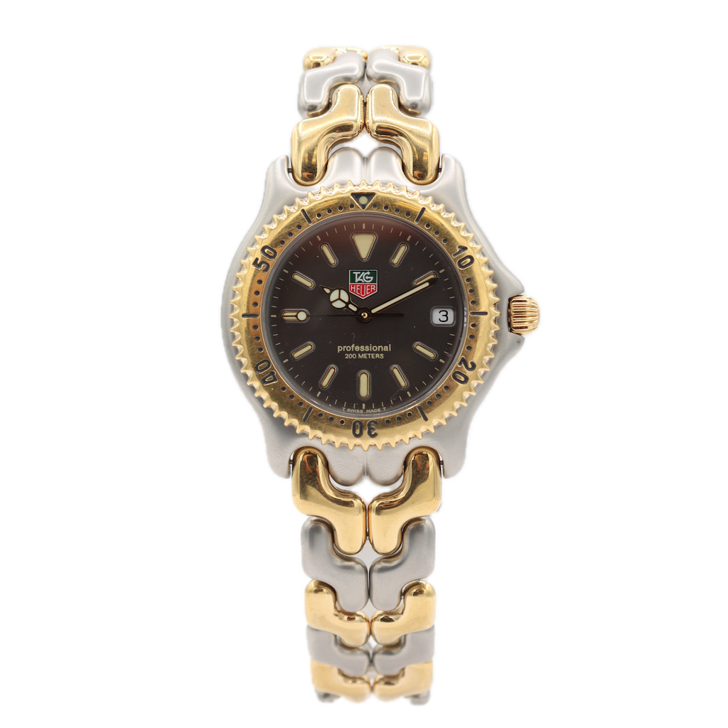 Vintage Tag Heuer S95.206K Professional Men's Quartz Wristwatch Vintage Tag Heuer S95.206K Professional Men's Quartz Wristwatch