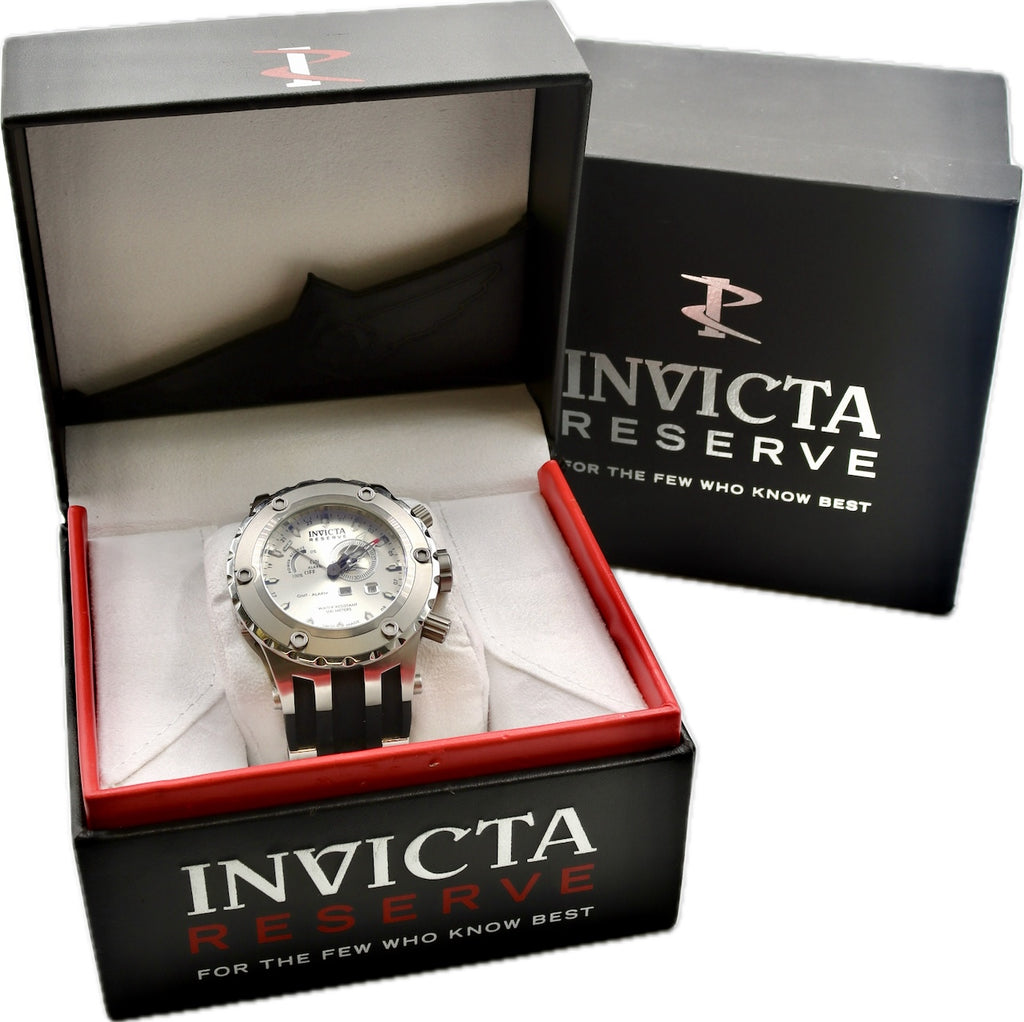 55mm Invicta 17295 Octane Reserve Men's Quartz Wristwatch Swiss Plastic Red