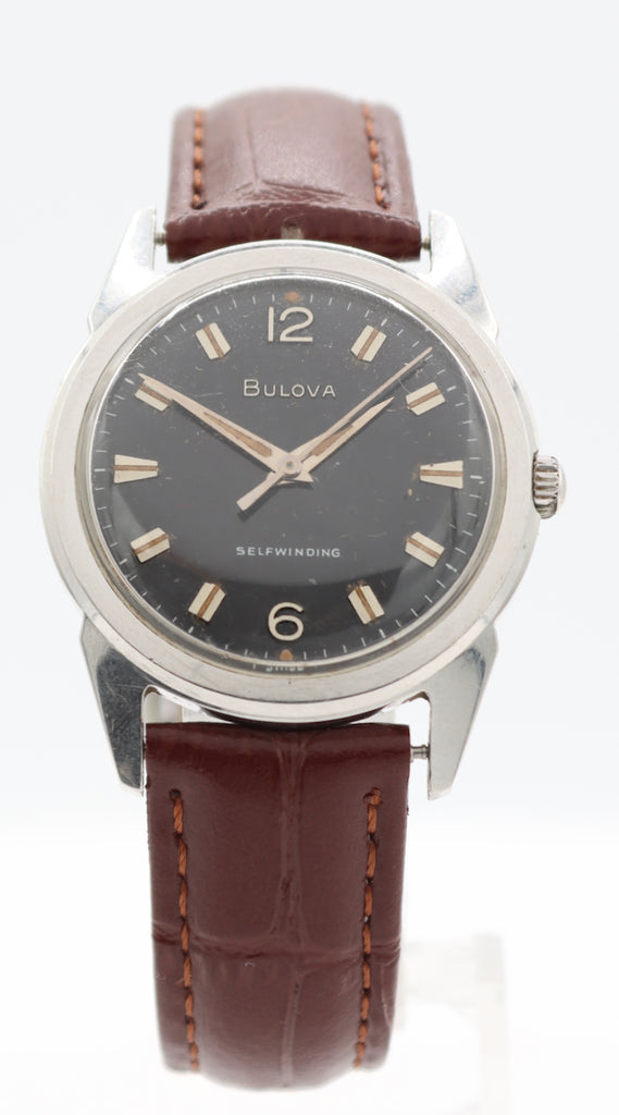 Vintage 1967 Bulova Men's Mechanical Wristwatch 11 ALAC Swiss Stainless Steel