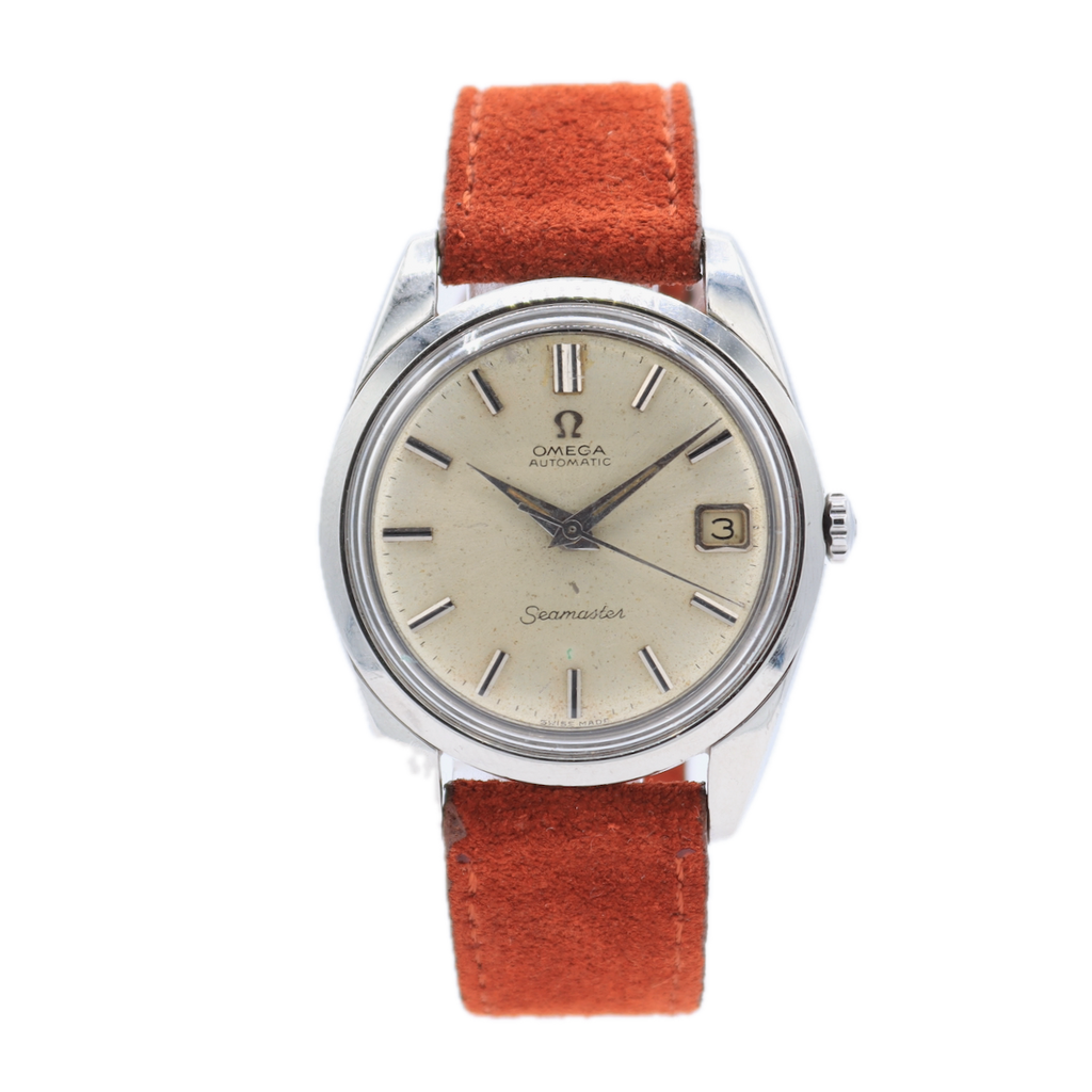 Vintage 35mm Omega 166.010 Seamaster Men's Automatic Wristwatch 562 Swiss Day