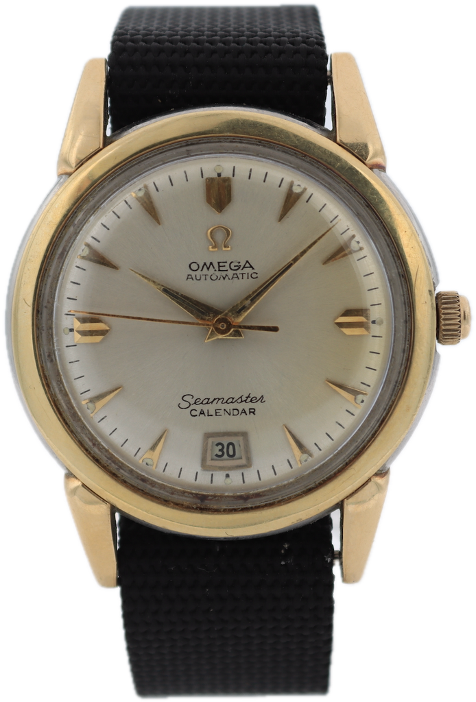 Vintage Omega 2627-10 SC Seamaster Calendar Men's Bumper Auto Wristwatch 355