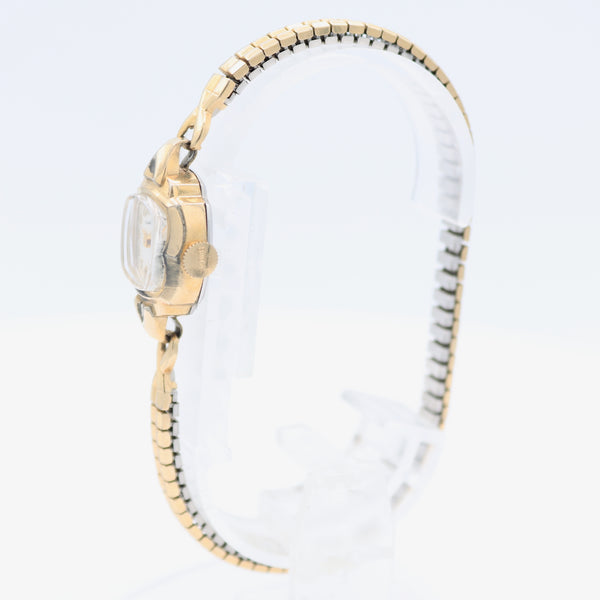 Vintage 1973 Caravelle 3057 Cocktail Ladies Mechanical Wristwatch 6UA Gold Tone