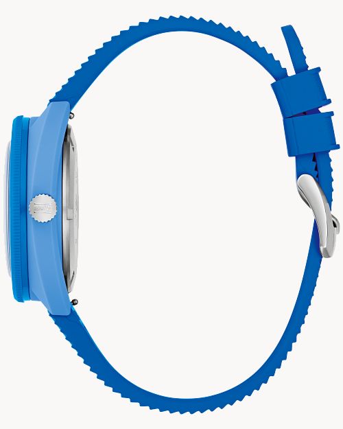 41mm Bulova 98B445 Oceanographer Snorkel Men's Quartz Wristwatch Blue Tang Fish