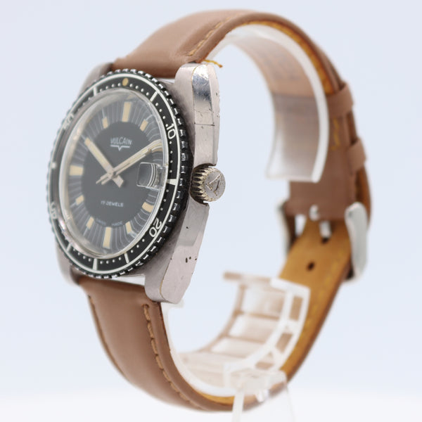 Vulcain Diver Men's Mechanical Wristwatch A.Schild/Standard 1302/03 Swiss Steel
