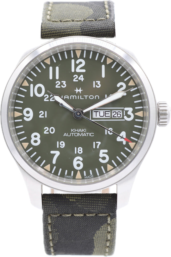 42mm Hamilton H705350 Khaki Field Men's Automatic Wristwatch H-30 Swiss Steel