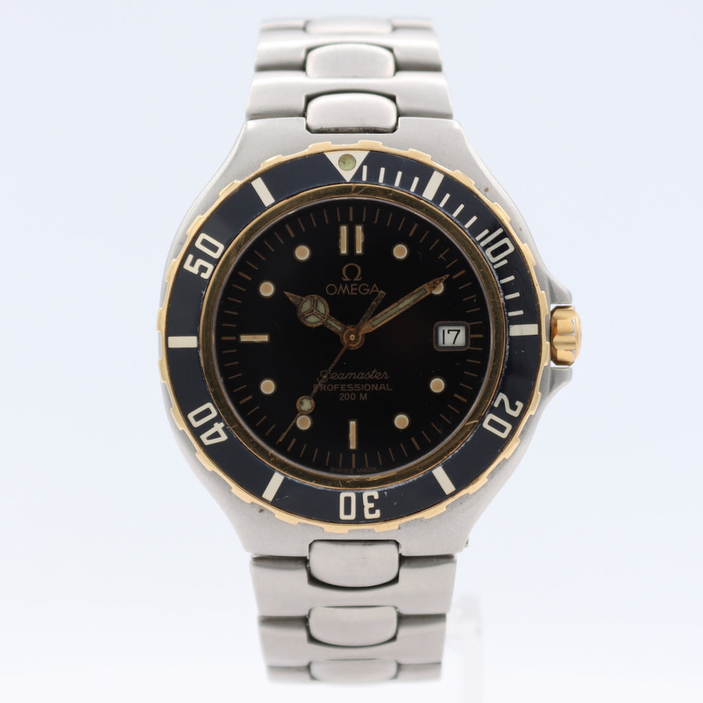 Vintage 1988 Omega 396.1042 Seamaster "Pre-Bond" Men's Quartz Wristwatch 200M