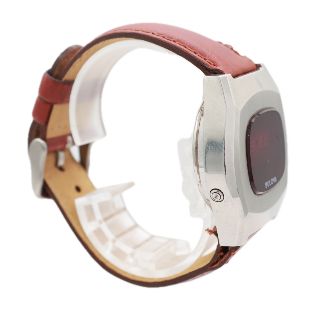 時計 BULOVA. COMPUTRON Bulova Computron LED Digital Driver's Watch 1970s | Chicago