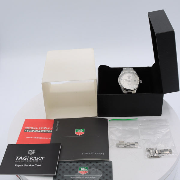 2005 Tag Heuer WV2116.BA0787 GMT Twin-Time Carrera Men's Wristwatch 7 Full Kit