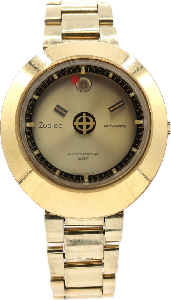 Vintage 40mm Zodiac Astrographic SST Mystery Dial Men's Automatic Wristwatch