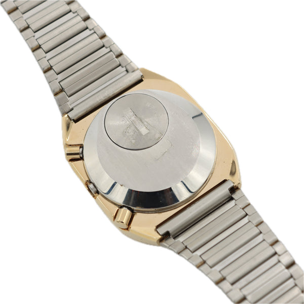 Vintage 34mm Seiko M354-5019 Memory Bank Men's Wristwatch Case M354 Japan Base Metal