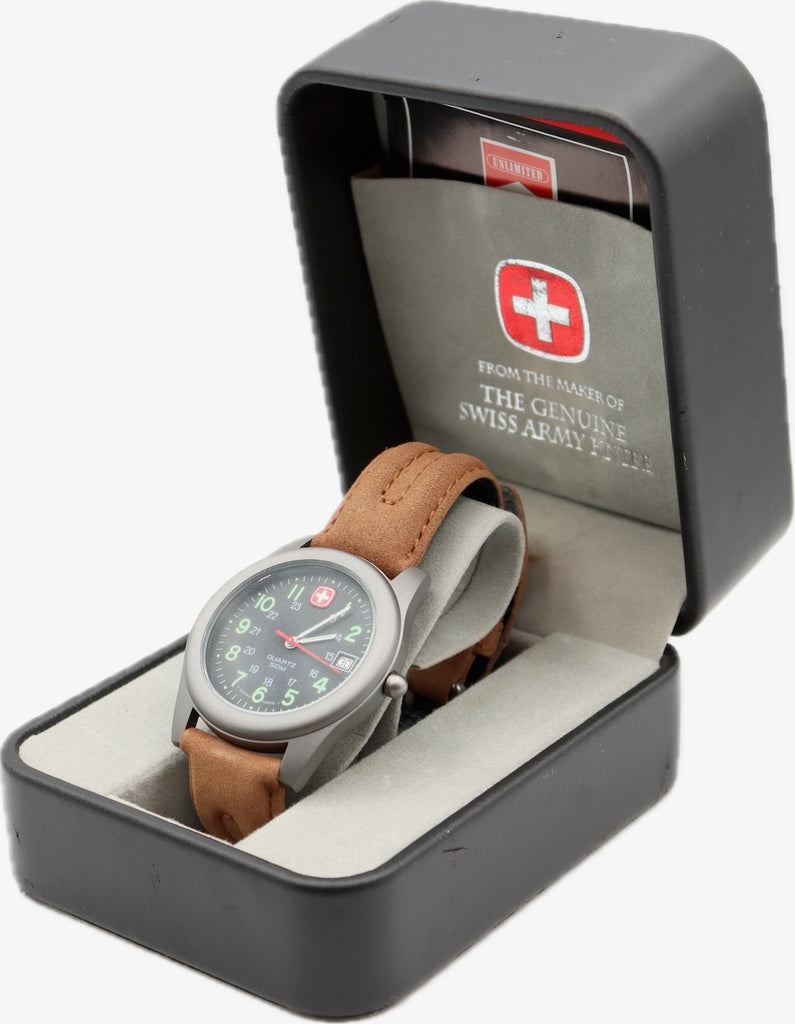 37mm Swiss Army Marlboro Trail Watch Men's Quartz Wristwatch Swiss Base Metal