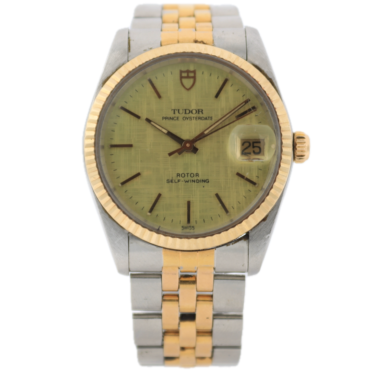 Linen Dial Tudor 74000 Movement Vintage Tudor 74000 Prince