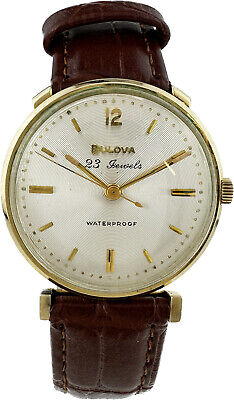 Vintage Bulova 23 Jewel Men's Mechanical Wristwatch Rare w Open