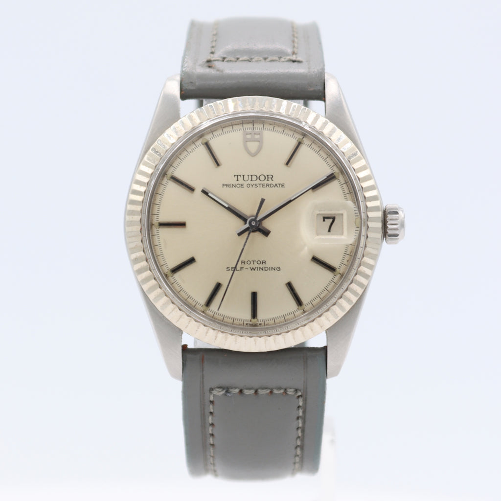 Vintage 34mm Tudor 9071/4 Prince Oysterdate Men's Automatic Wristwatch Swiss