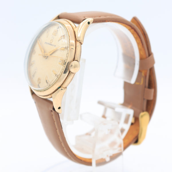 Vintage Eternamatic Men's Automatic Wristwatch 1247U Swiss 10k Gold Filled