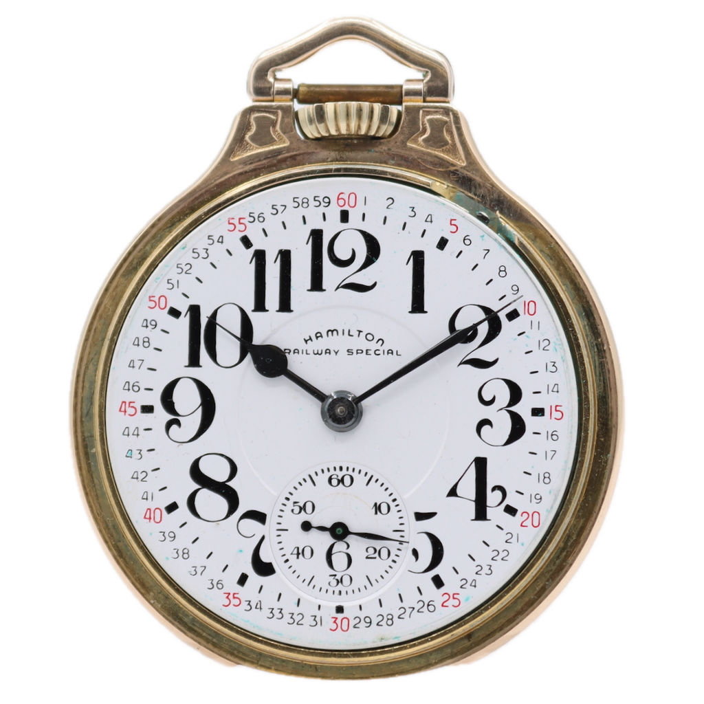 1953 Hamilton 992B Railroad Pocket Watch 21j 16s Housed In 10K - Foto 11