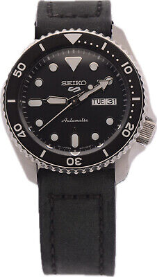 42mm Seiko 5 SRPD55K1 Seiko 5 Sports Black Men's Automatic Wristwatch 4R36-07G0