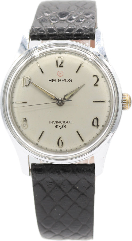 Vintage 33mm Helbros Men s Mechanical Wristwatch Lorsa P72 France Chro thewatchpreserve