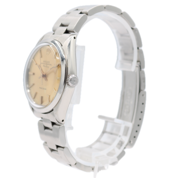 Vintage 1979 Rolex 5500 Air King 26J Men's Automatic Wristwatch 1520 Swiss Steel