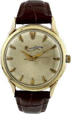 Vintage Lucien Piccard 17 Jewel Men s Automatic Wristwatch AS 1580 10k thewatchpreserve