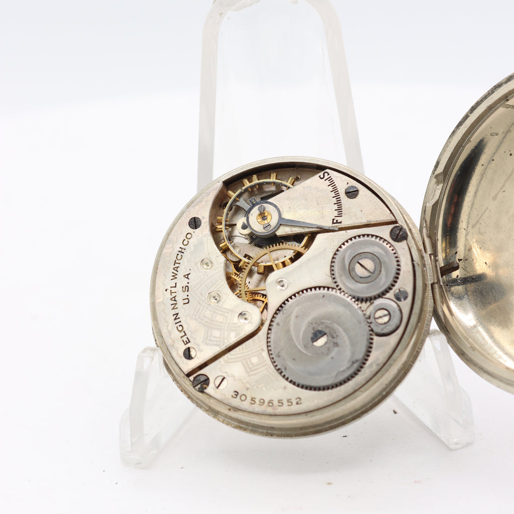 Elgin Pocketwatch Case • Thick Silver • 4845131 shops •