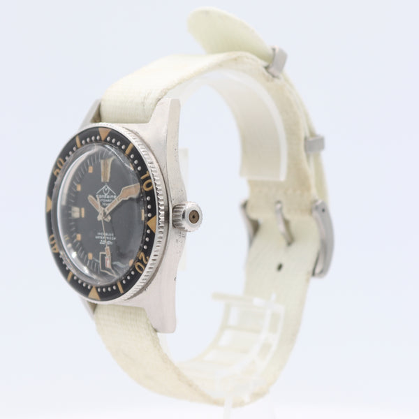 Vintage Mondaine Diver Style Men's Automatic Wristwatch ETA 2772 Swiss Steel