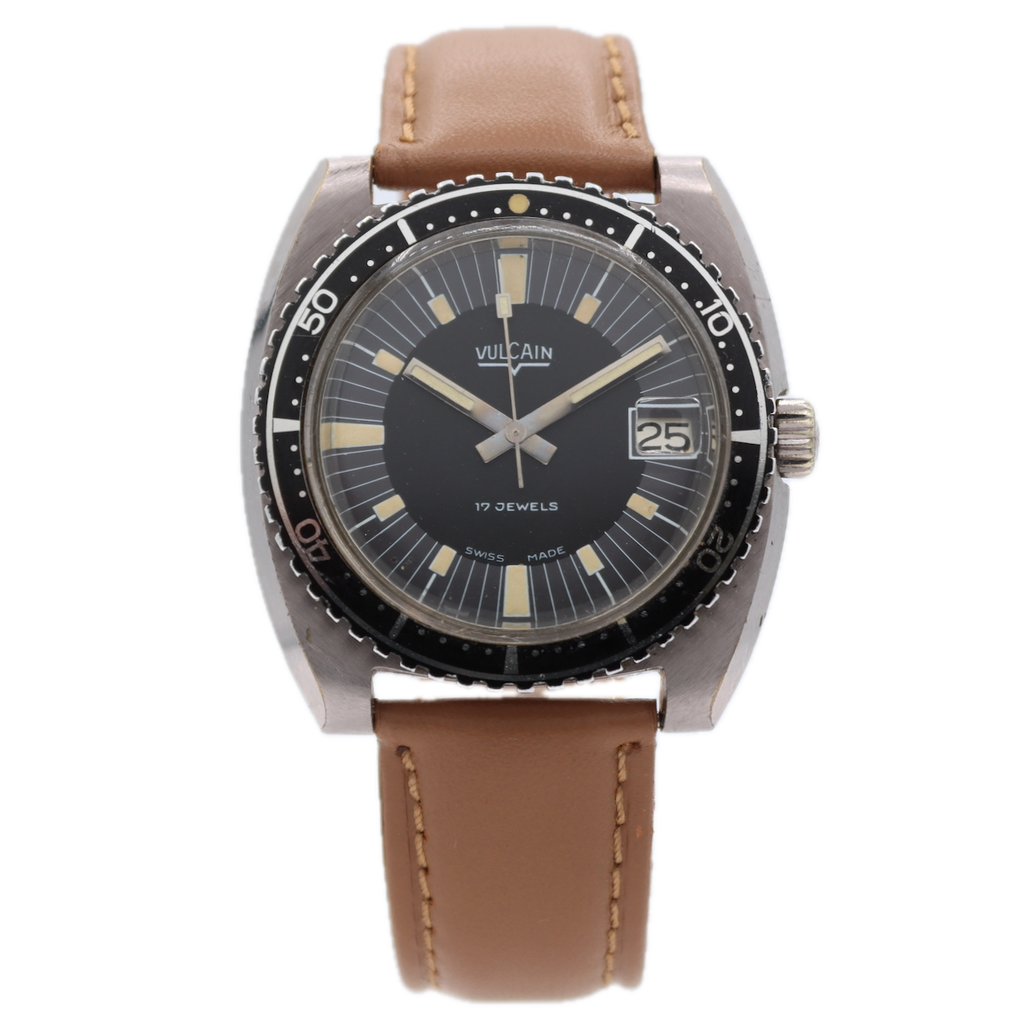 Vulcain Diver Men's Mechanical Wristwatch A.Schild/Standard 1302/03 Swiss Steel
