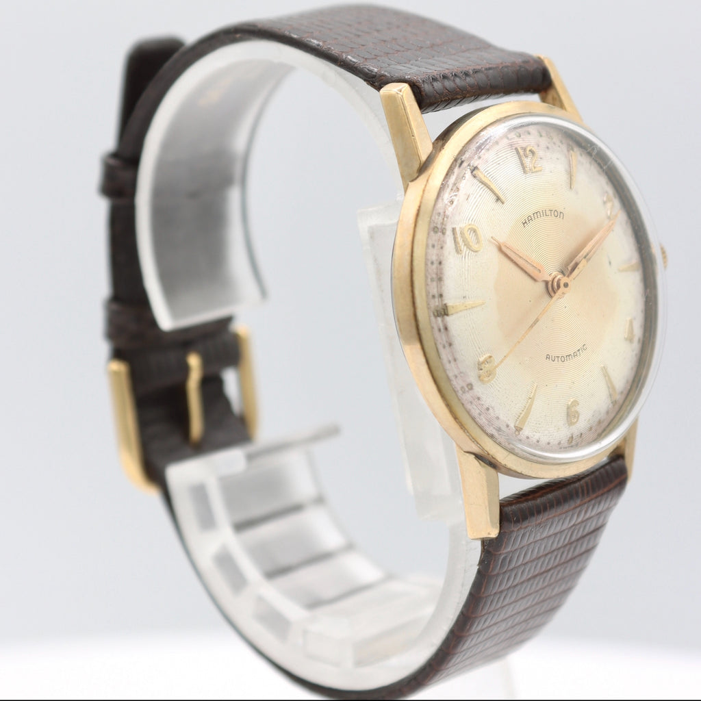 Hamilton ハミルトン希少 10K R.G.P.BEZELアンティーク Vintage Hamilton Men's 10K RGP Bezel 17-Jewels Mechanical
