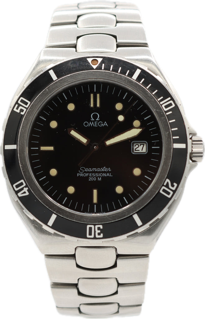 Vintage 39mm 1991 Omega 396.1051 Seamaster 200m Men s Quartz Wristwatc thewatchpreserve