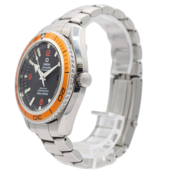 Omega 2209.50.00 Seamaster Planet Ocean Orange Men's Automatic Wristwatch Steel