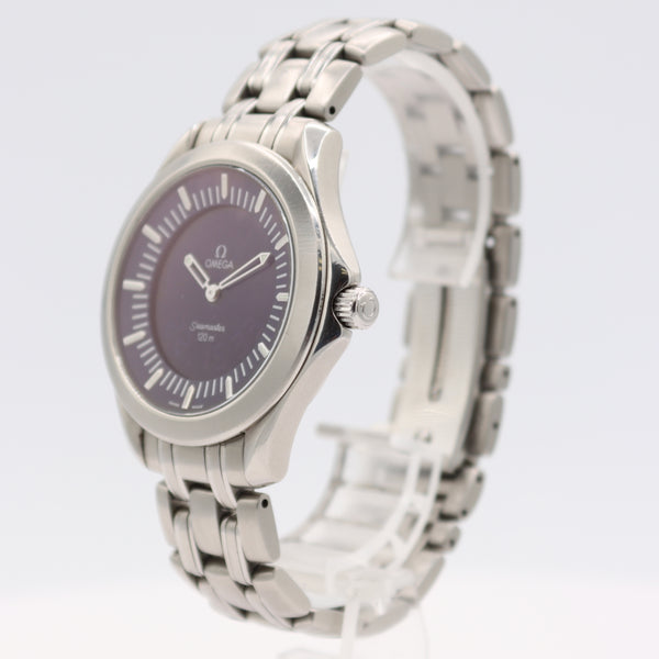 Vintage 1996 Omega 2521.81.00 Seamaster Men's Electronic Wristwatch 1665 Swiss