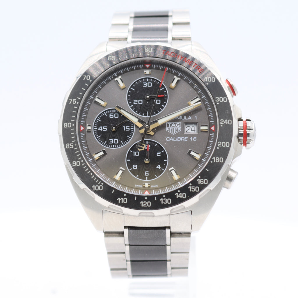 45mm Tag Heuer Formula 1 Caliber 16 Men's Automatic Wristwatch Swiss Ceramic