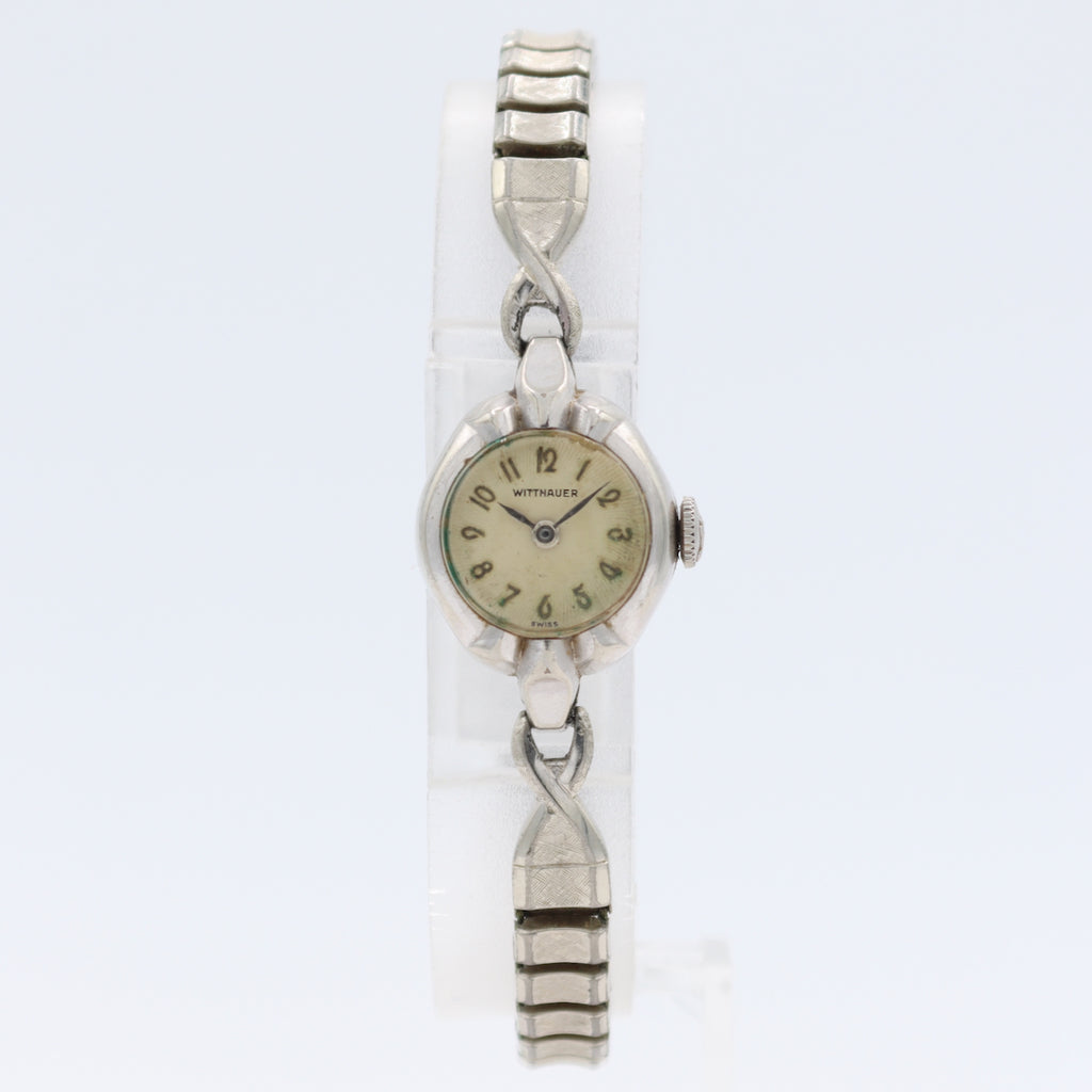Vintage Wittnauer Cocktail Ladies Mechanical Wristwatch 6N7G Swiss 10k GF