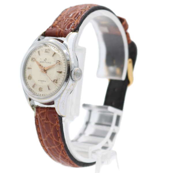 Vintage Breitling 931/91 Cocktail Ladies Automatic Wristwatch Felsa 700 Steel