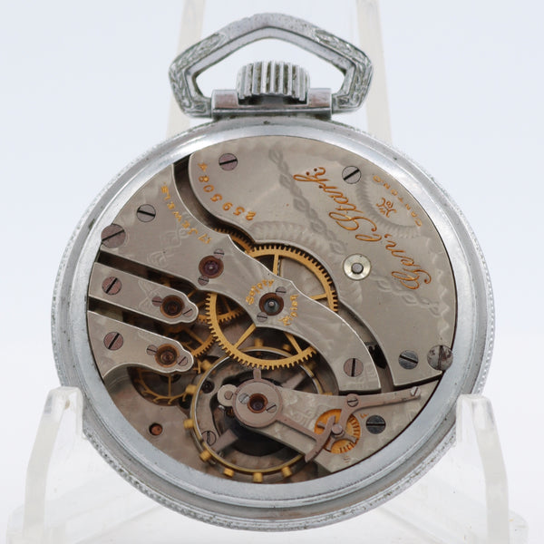 Antique 18s 1909 Hampden 17j Mechanical Hunter Pocket Watch Gen'l Stark 10k GF