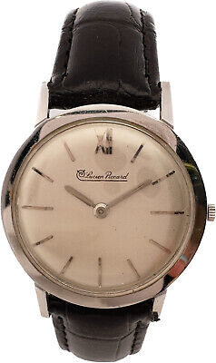 Vintage Lucien Piccard 17 Jewel Men's Mechanical Wristwatch LP41 Steel Very Thin