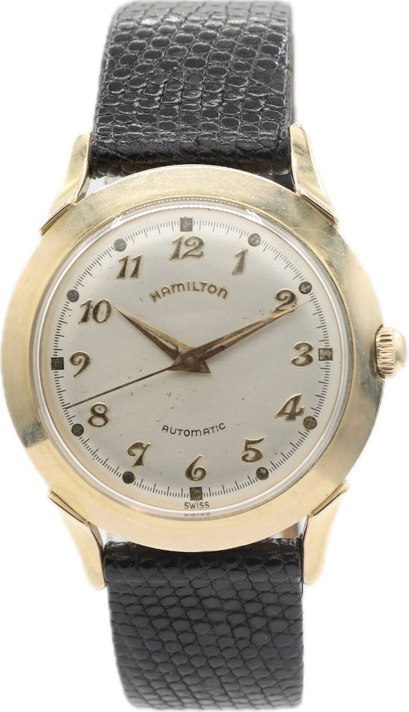 Vintage 34mm Hamilton K-450 Men's Automatic Wristwatch 661 USA 10k Gold Filled